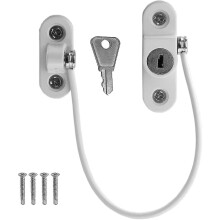 2pcs Cable Restrictor Lock for Window Ventilation Lock Latch Restrictor