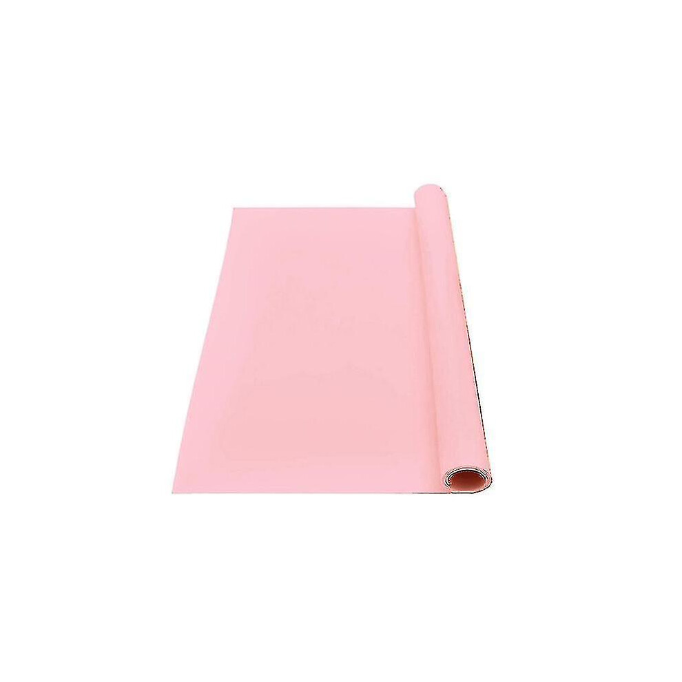 (Pink, 60 X 50 CM) Extra Large Silicone Mat Heat Resistant Sheet Waterproof Pad Kitchen Counter Protector Vinyl Craft M-image-OPC-PFVY7BC-NEW