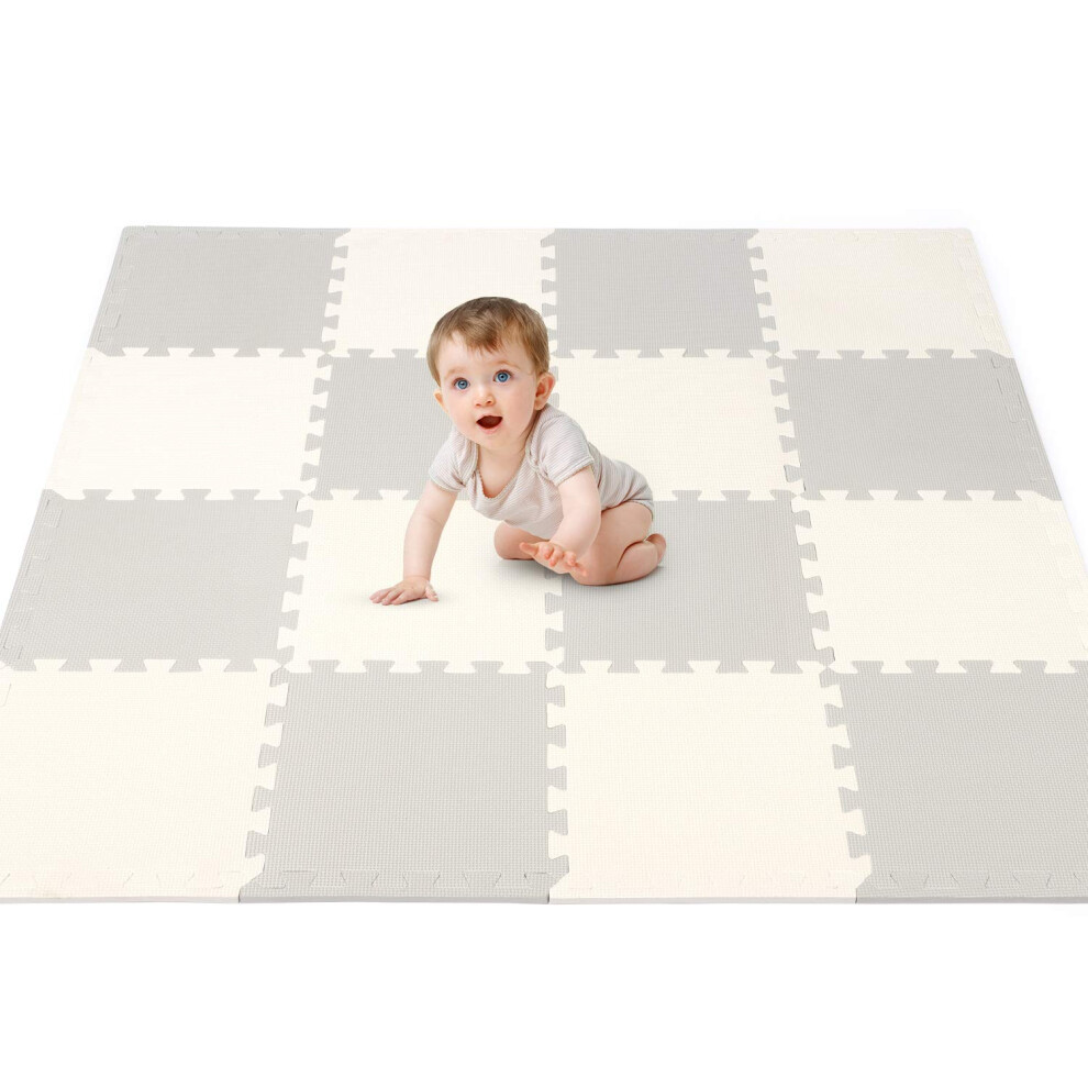 Hello-5Ive Foam Play Mat For Baby Kids,Soft Eva Interlocking Puzzle Play Mat Tile