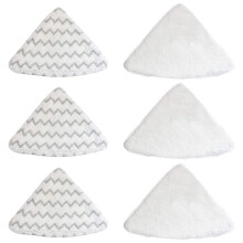6 Pack Steam Mop Replacement Pads Compatible for Poweredge And Powerforce Lift-off Steam Mop 2078,