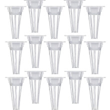 50 Pieces Hydroponic Basket Pot, Hydroponics Plant Basket Sets Replacement Basin, Soilless Plastic Grow Basket for Hydroponics Plants (white)