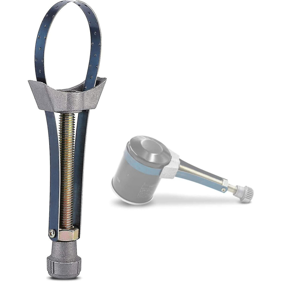 Oil Filter Wrench, Car Truck Oil Filter Removal Strap Wrench 3247719299555