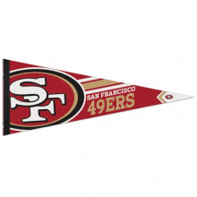 WinCraft NFL 14529115 San Francisco 49Ers Premium Pennant, 30 cm x 76 cm