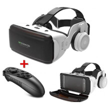 Vr Shinecon Vr Virtual Reality 3d Glasses 90  With Bluetooth Remote Control For Smartphones
