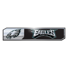 FANMATS NFL - Conjunto de Emblemas de Alumínio para Caminhão Philadelphia Eagles, Teal, 1.75" x 8"