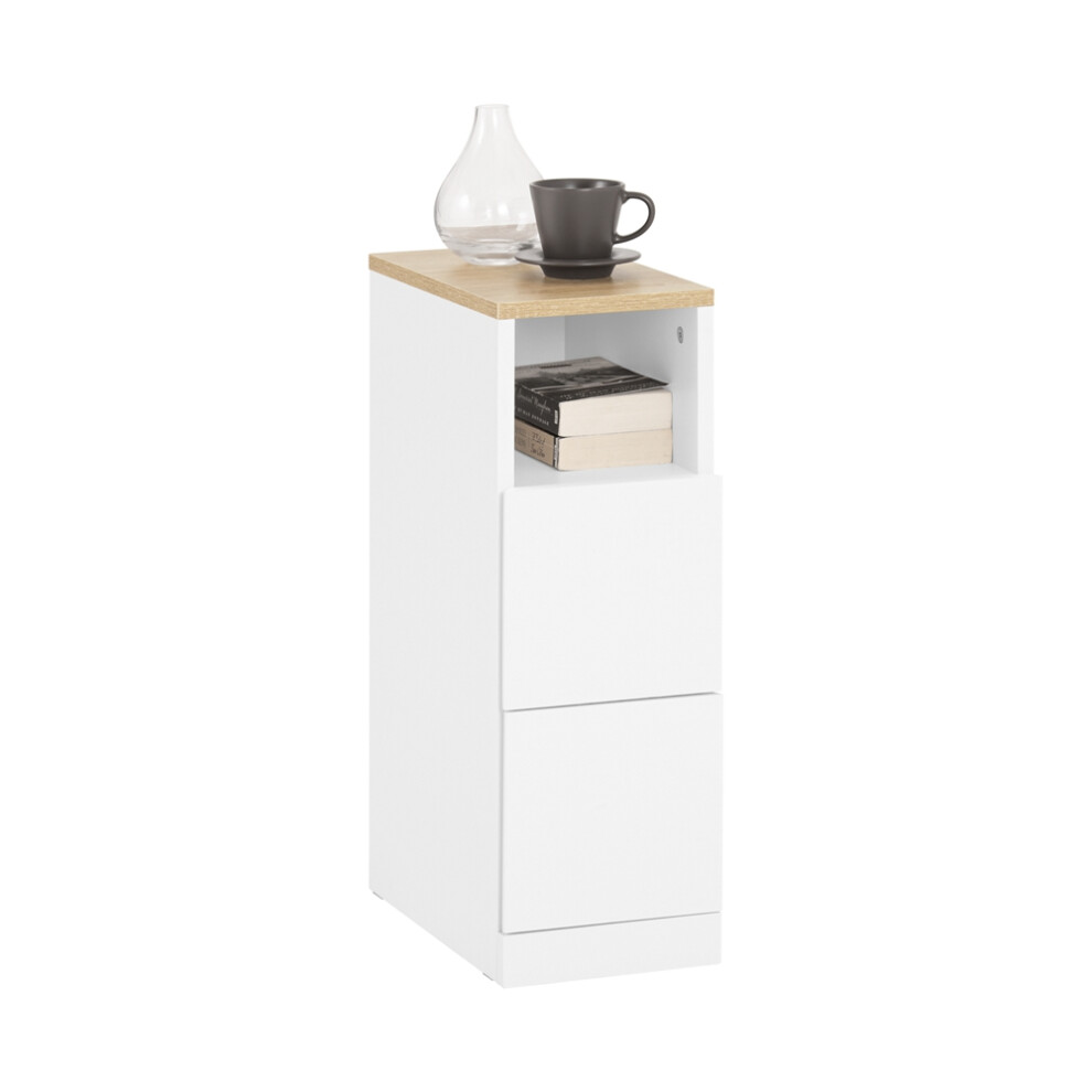 SoBuy FBT149-WN Bedside Table Nightstand Sofa Side Table End Table