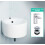 NES Home Libra Corner Wall Hung Basin Sink with Mono Waterfall Tap and Waste 1
