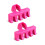 (Pink) 2 Pcs Plastic Badminton Racket Stringing Machine Tool Racquet Load Spreader 1