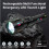 High Powered 500000Lumens LED Rechargeable Flashlight Torch 5 Lighting Modes 3