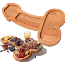 (Right 40CM) Wooden Cheese Board Serving Tray Platter Kitchen Utensils