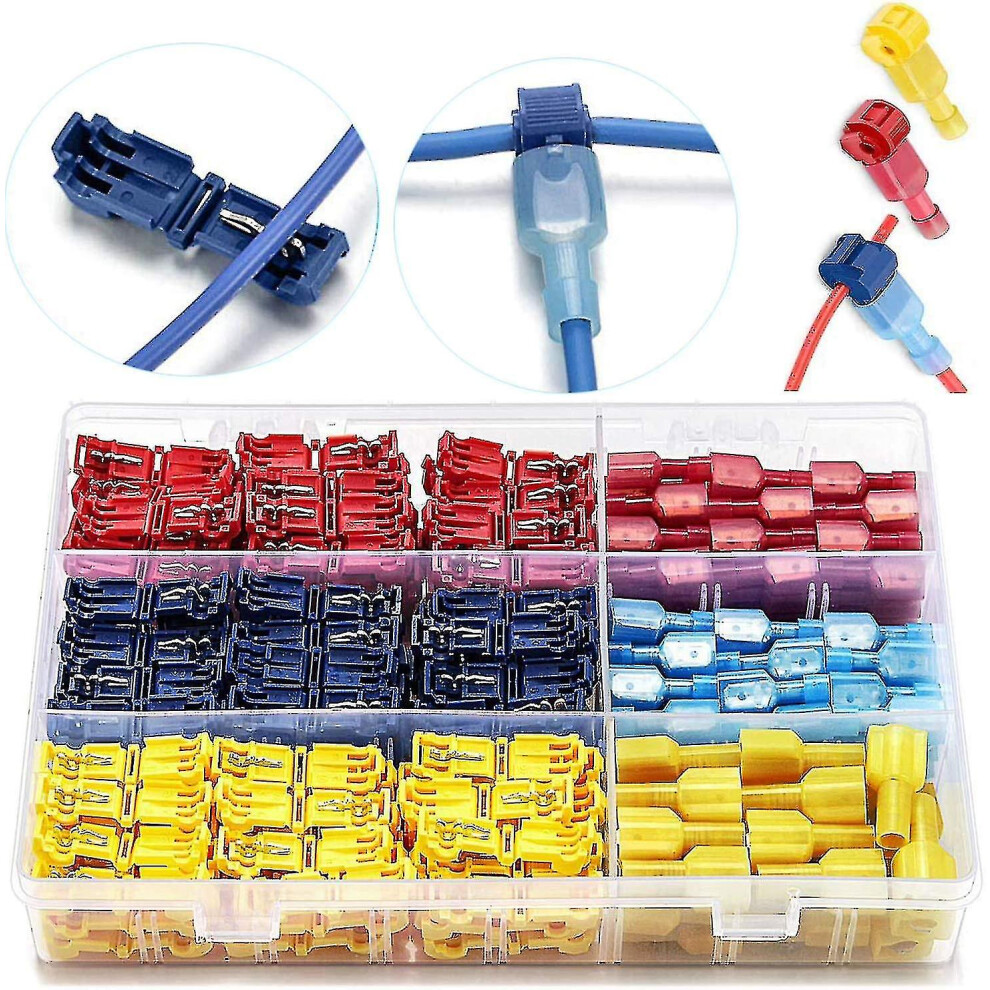 Electrical T-Connector Wire Connector, 120 Pieces Of Electrical T Tap Connectors 3247719301791