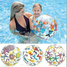 3pcs Beach Ball Playing Water Toy Inflatable Ball Summer Outdoor Activity