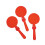 ???d????st?a ?e???? Fun Express Red Round - Set 12 te  a???? - F????d?a ??a p??t? 1
