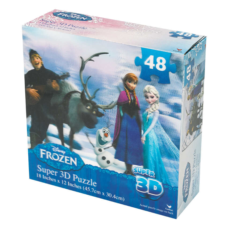 Disney Frozen Super 3D Puzzle (48-Piece) Styles Will Vary