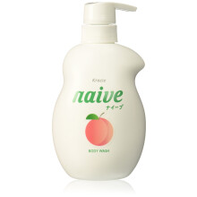 KRACIE Naive Savon Corps Pump, PĂŞche, 17,9 Onces