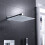 NES Home 2 Way Square Concealed Thermostatic Shower Mixer,Head,Handset set Chrome 3