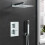 NES Home 2 Way Square Concealed Thermostatic Shower Mixer,Head,Handset set Chrome 1