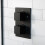 NES Home 2 Dial 2 Way Square Concealed Thermostatic Shower Mixer,Head,Handset set 4