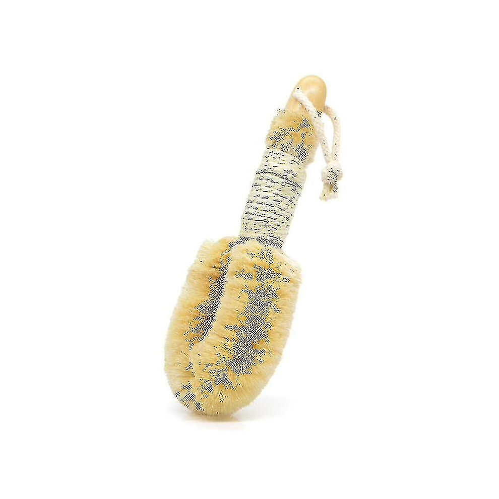 Dry Skin Bath Body Brush-100% Pure Natural Sisal Bristle. 9" Length