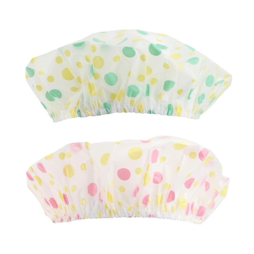 2pcs Shower Multifunction Dot Pattern Durable Practical