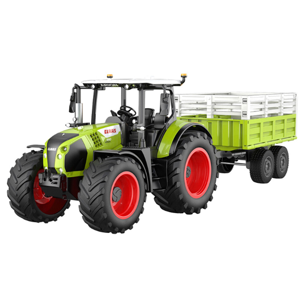 Double E 1/24 CLAAS ARION 660 RTR RC Tractor with Trailer - Image 6