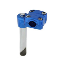 Alta Bicycle Steel 4 Bolt Alloy BMX Quill Stem. Mehrere Gren und Farben. (Blau 22,2 mm)