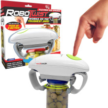 Robotwist Einmachglasöffner, Automatischer Glasöffner, Deluxe Modell mit verbessertem Drehmoment