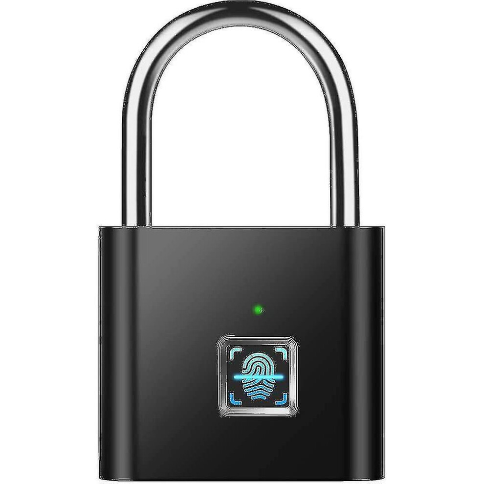 Fingerprint Padlock, Smart Anti-Theft Keyless Lock Suitable For House Door,Wardrobes, Gym, Backpack,Luggage Suitcase,Bike,Office 3247719304211