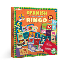 eeBoo: Spansk Bingo Vokabulärspel, Utbildningsspel för Konversation och Socialisering
