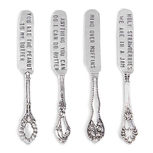 Mud Pie circa Spreader Set, Silver