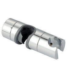 Shower Head Holders, Hand Shower Bracket Replacement 18-25mm Adjustable Replacement Shower Holder Chrome Plated Shower Bracket(1pcs,silver)