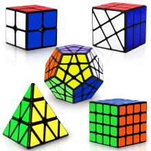 Set di cubo di velocit , cubo puzzle, cubo magico 2x2, 4x4, piramide Pyraminx, Megaminx, Fenghuolun, giocattolo puzzle, regalo per bambini e adul