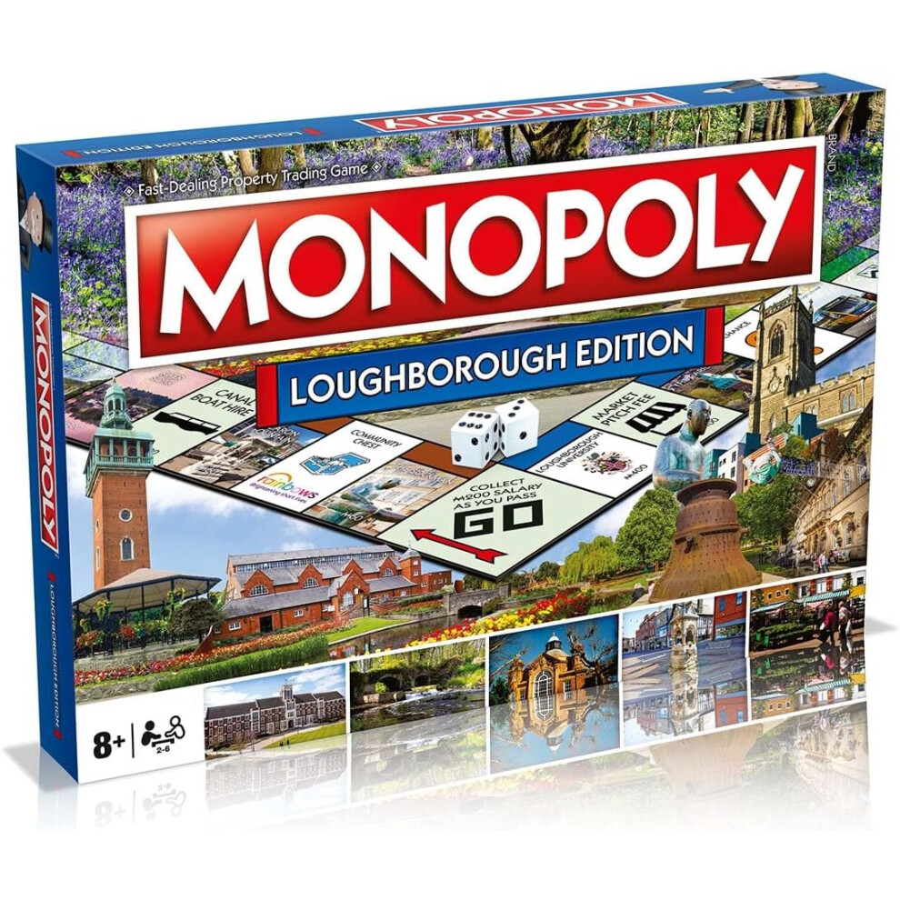 Photos - Board Game Winning Moves Loughborough Monopoly , Tour around the board, buy, sell and trade your way to success, makes a grea