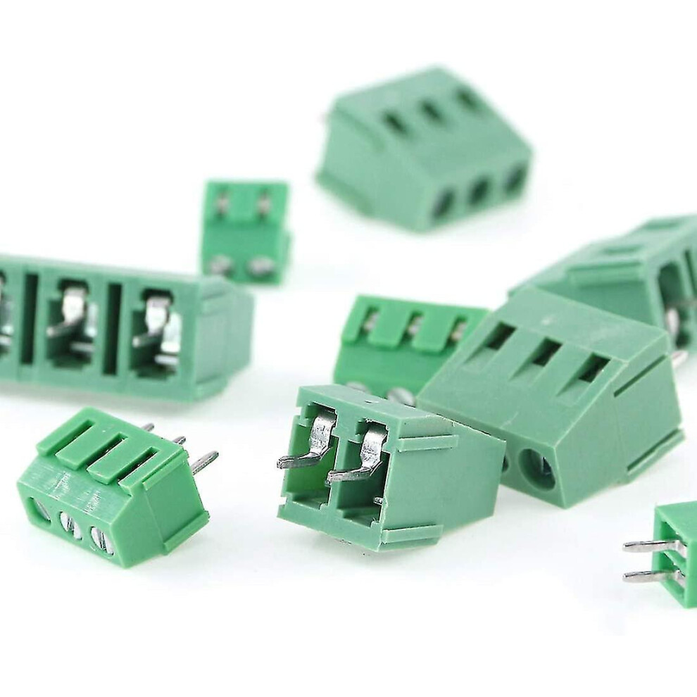 Pcb Screw Terminal Block 2Pin 3Pin Pitch Pcb Mount Screw Connector For Arduino (48Pcs) 3247719305478