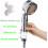 Shower Silicone Suction Cup Bracket 2pcs Shower Head Holder No Drill Need 3