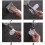 Shower Silicone Suction Cup Bracket 2pcs Shower Head Holder No Drill Need 4