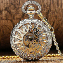 Mechanical Hand Winding Pocket Watch Male Pendant Clock-