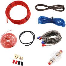 Mintice Car Amplifier Wiring Kit Audio Subwoofer AMP RCA Power Cable AGU FUSE 8 Gauge GA AWG Wire Install Connector Holder Automotive Van