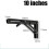 Folding Bracket Piece, 250/300mm Folding Bracket Wall Shelf, Heavy Duty Folding Bracket Black Foldable Console Bracket for Table Wall Shelf 100kg Load 5
