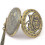 Deffrun Hollow Flower Pattern Simple Dial Chain Quartz Pocket Watch 2