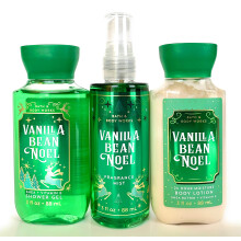 Zestaw do pielegnacji ciala Vanilla Bean Noel w rozmiarze podrσznym zestaw trzech sztuk (po 3 uncje) 2013 Label