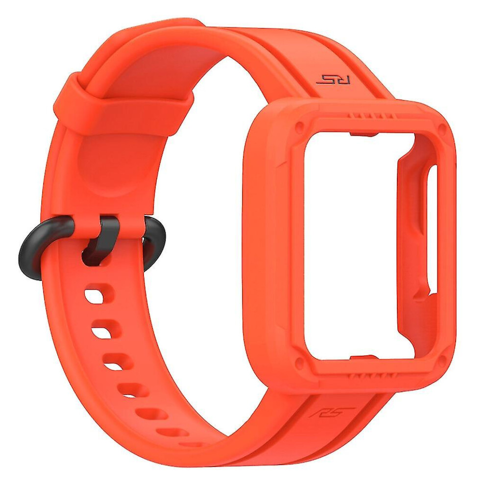 (Orange) Silicone Strap For Mi Watch Lite 1/2 Durable Watch Fashion Band Wristband Orange 3247719308196