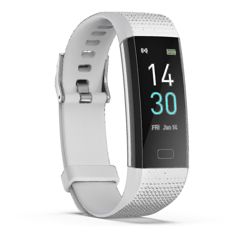 (Grey) Smart Bracelet Ip68 Activity Tracker With Heart Rate Monitor Smart Watch Grey 3247719308752