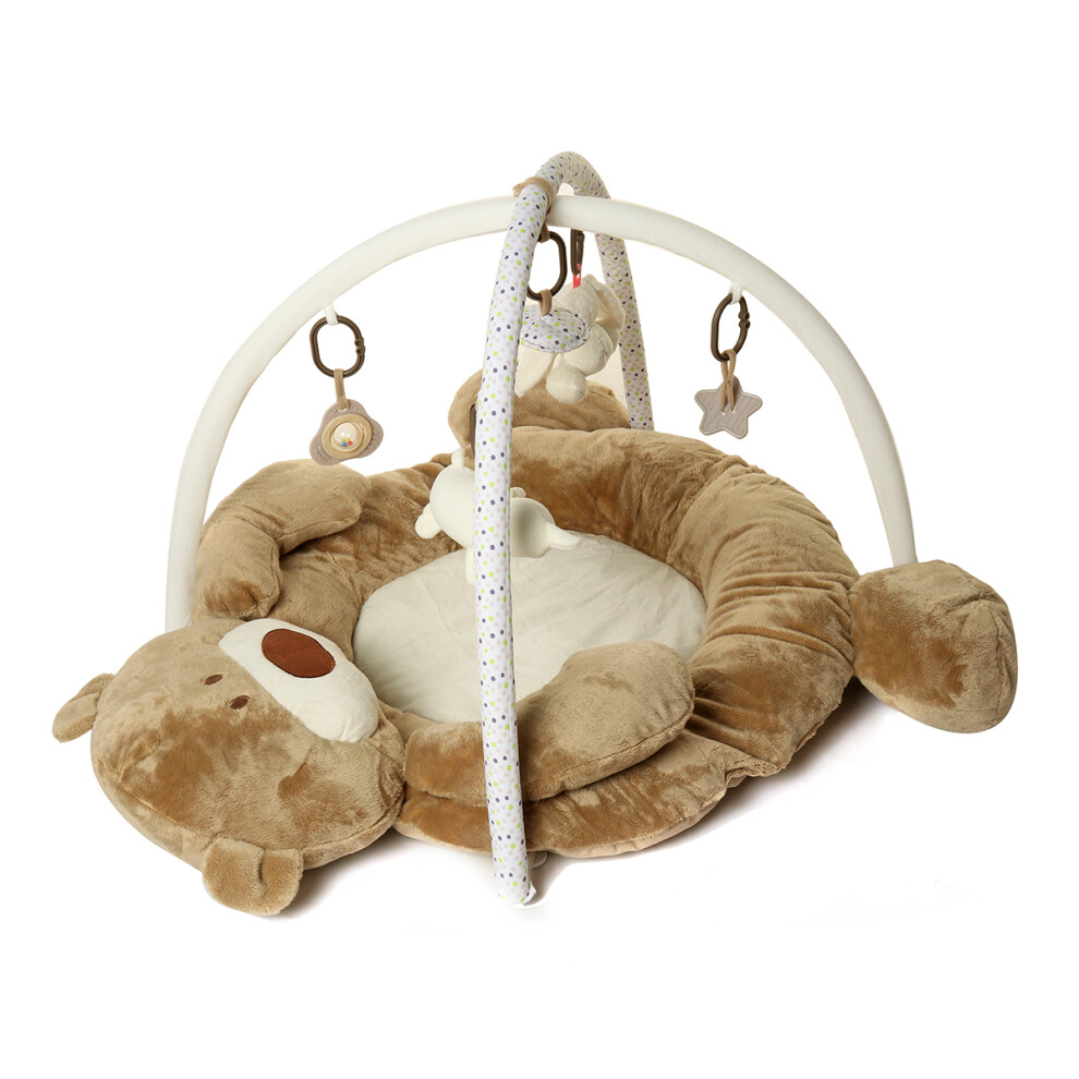 Kick Play With Musical Light Hanging Toys Infant Baby Gym Activity Bed
