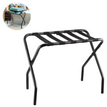 Metal Folding Luggage Stand Portable Travel Suitcase Rack Multifunction Standing Desk