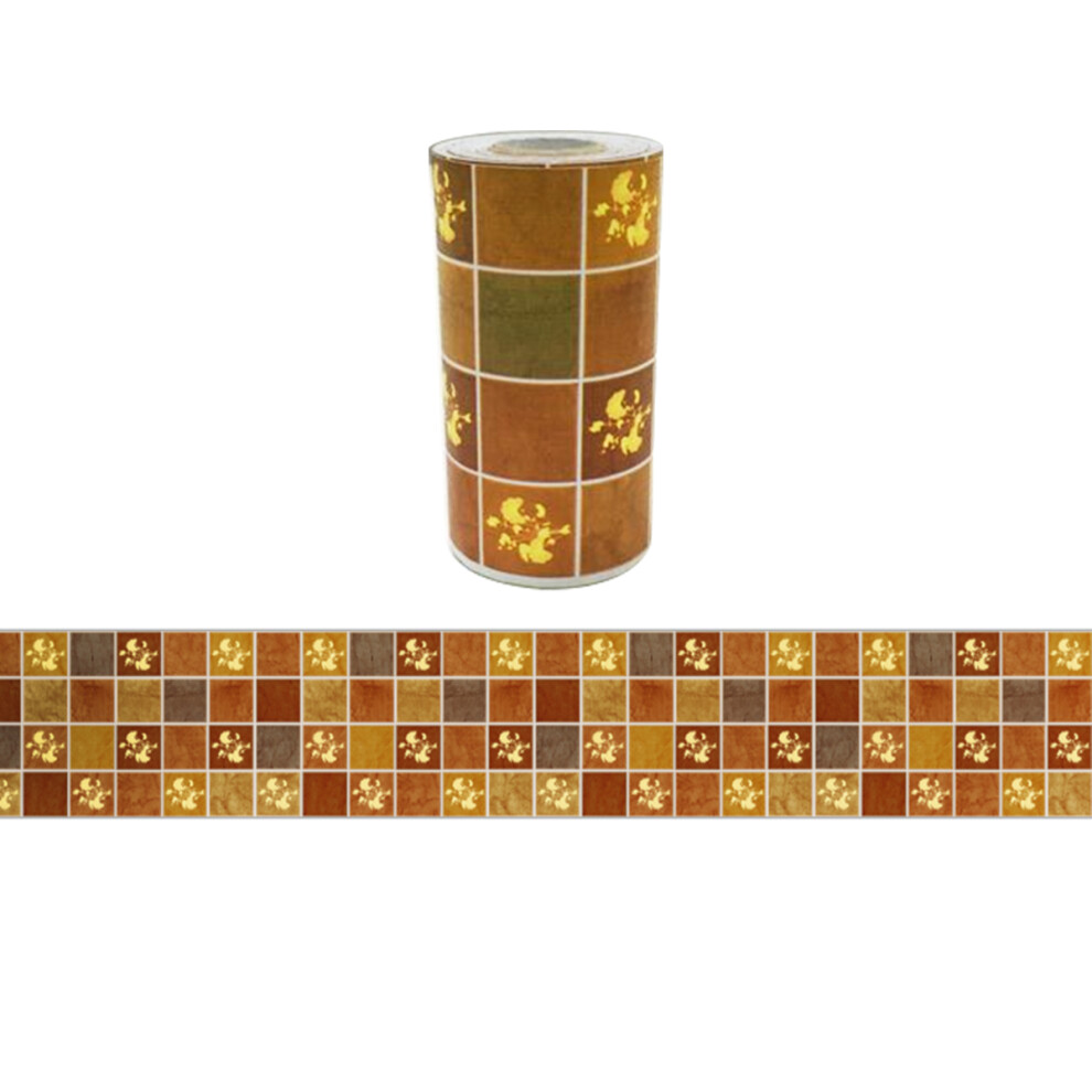3D Self Adhesive Waterproof Wallpaper Border Peel And Stick For Bathroom Kitchen Counter Top Tiles Sticker 780392771824