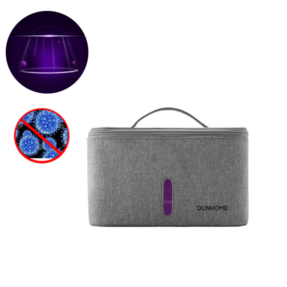 DUNHOME UVC Sterilization Box LED UV Sterilization Baby Bottle Phone Underwear Temperature Heating Negative Ion Deodorization Home Camping Travel