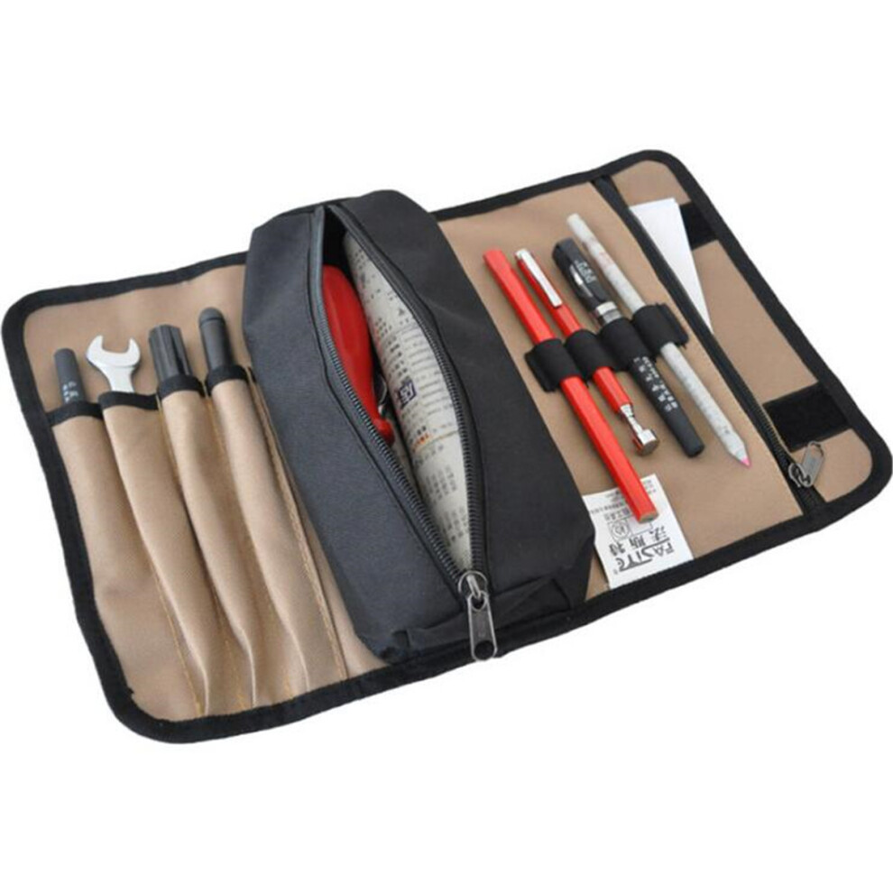 Oxford Roll Up Bag Wrench Screwdriver Tools Storage Bag Portable Organizer Bag Outdoor Camping Cycling 7364720186974