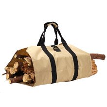 600D Oxford Portable Firewood Carrier Holder Wood Storage Canvas Tote Bag Outdoor Camping Accessories