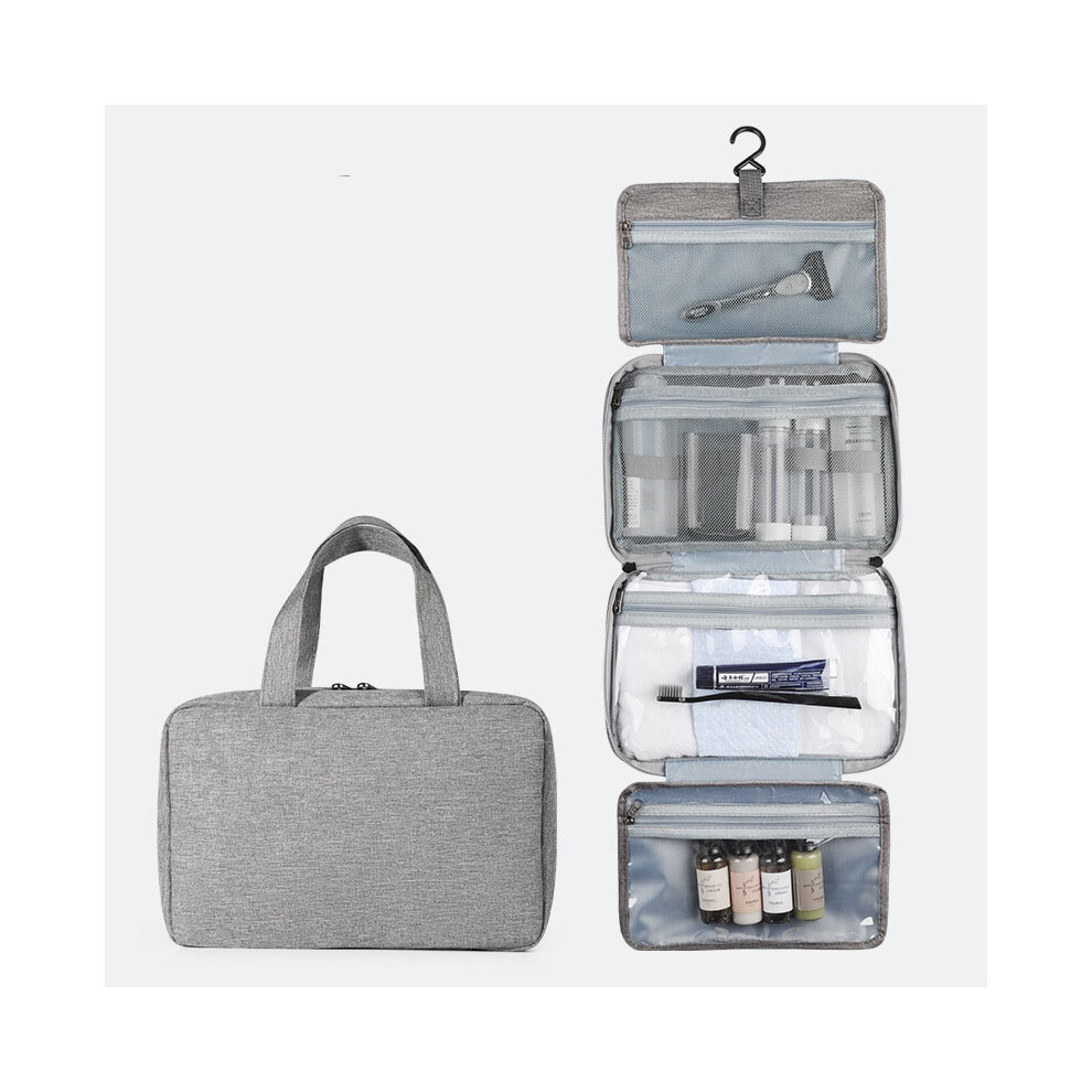 IPRee Makeup Bag Waterproof Dry Wet Separation Bathroom Wash Bag Hang Hook Cosmetic Bag Toiletries Organizer Camping Travel